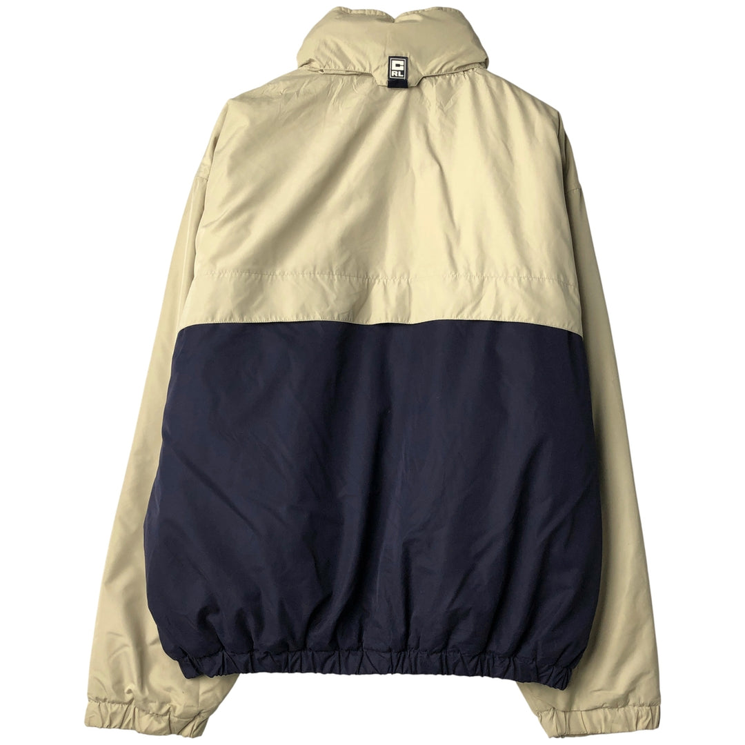 Ralph Lauren CHAPS padded puffer jacket, men's size L polyester Beige type Vintage Second Hand