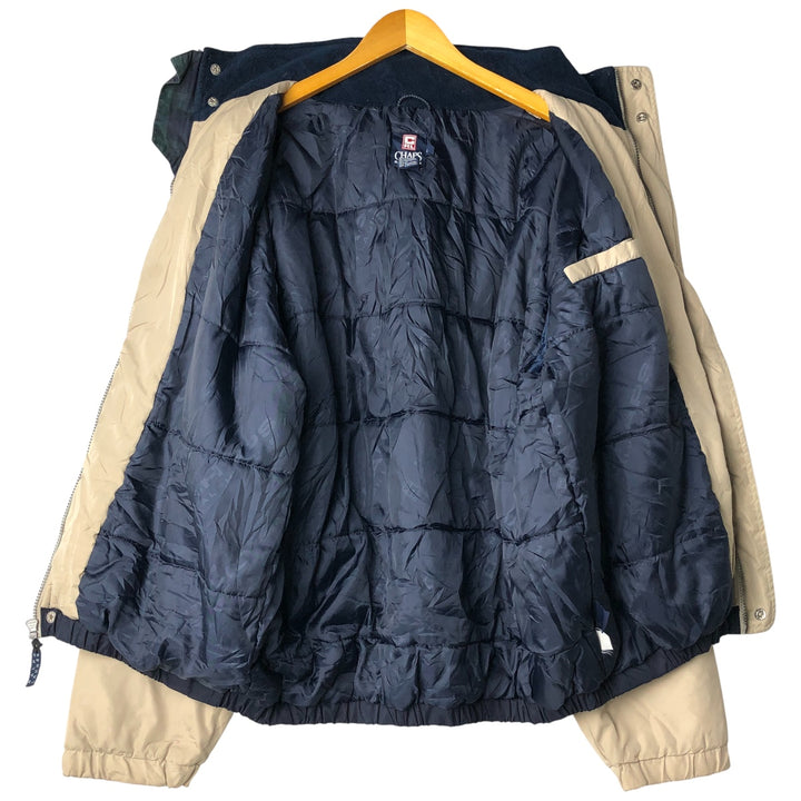 Ralph Lauren CHAPS padded puffer jacket, men's size L polyester Beige type Vintage Second Hand