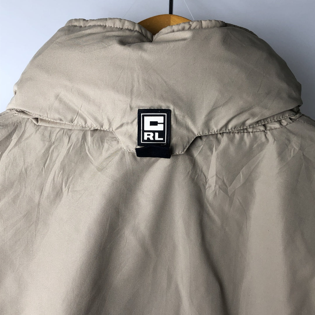 Ralph Lauren CHAPS padded puffer jacket, men's size L polyester Beige type Vintage Second Hand
