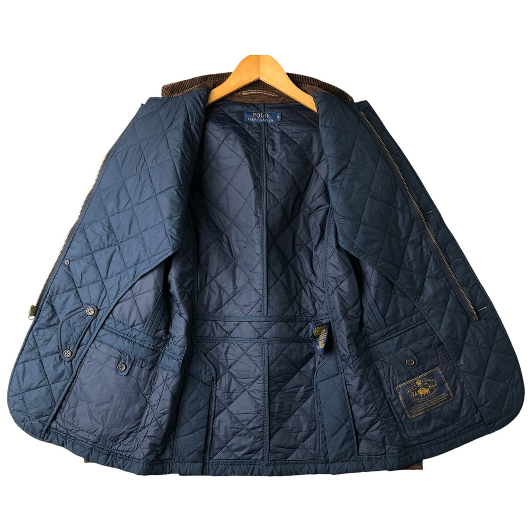Ralph Lauren POLO RALPH LAUREN quilted puffer jacket, men's size S polyester navy blue type Vintage Second Hand