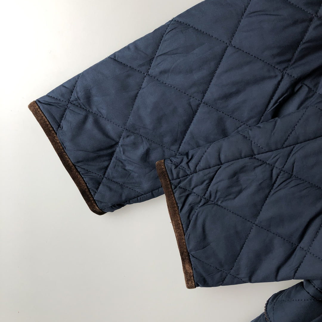 Ralph Lauren POLO RALPH LAUREN quilted puffer jacket, men's size S polyester navy blue type Vintage Second Hand