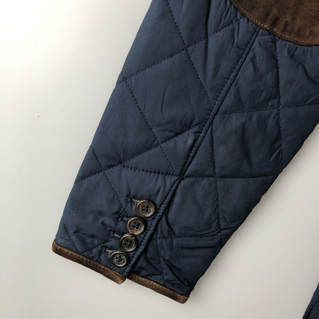 Ralph Lauren POLO RALPH LAUREN quilted puffer jacket, men's size S polyester navy blue type Vintage Second Hand