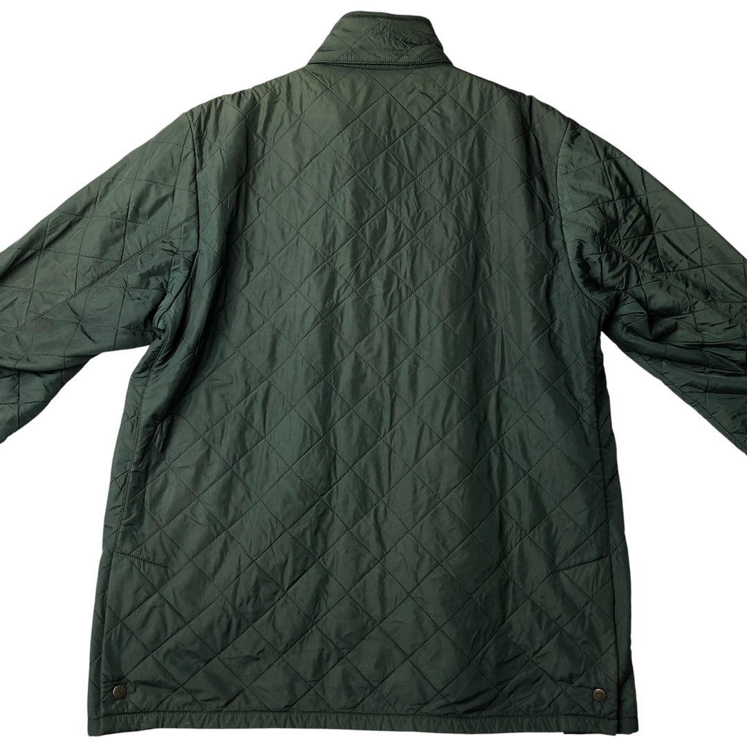 Burberry's BURBERRY LONDON quilted puffer jacket, men's size XL unclear dark green Vintage Second Hand