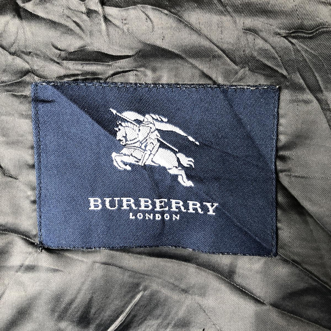 Burberry's BURBERRY LONDON quilted puffer jacket, men's size XL unclear dark green Vintage Second Hand