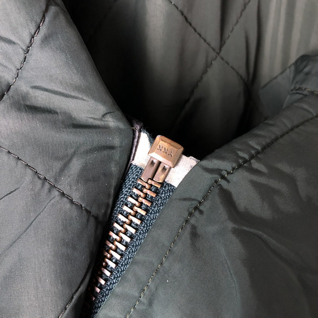 Burberry's BURBERRY LONDON quilted puffer jacket, men's size XL unclear dark green Vintage Second Hand