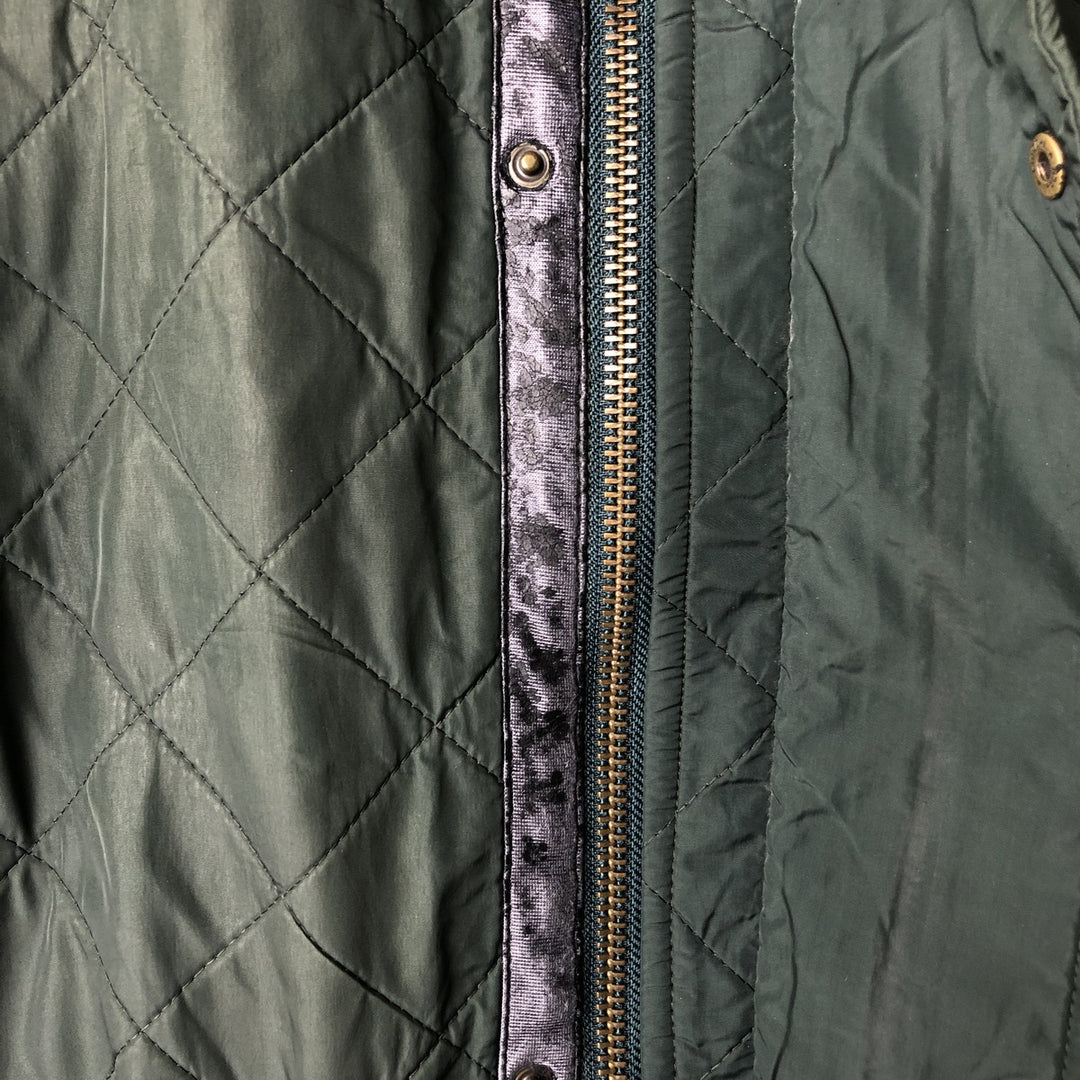 Burberry's BURBERRY LONDON quilted puffer jacket, men's size XL unclear dark green Vintage Second Hand