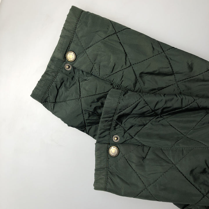 Burberry's BURBERRY LONDON quilted puffer jacket, men's size XL unclear dark green Vintage Second Hand