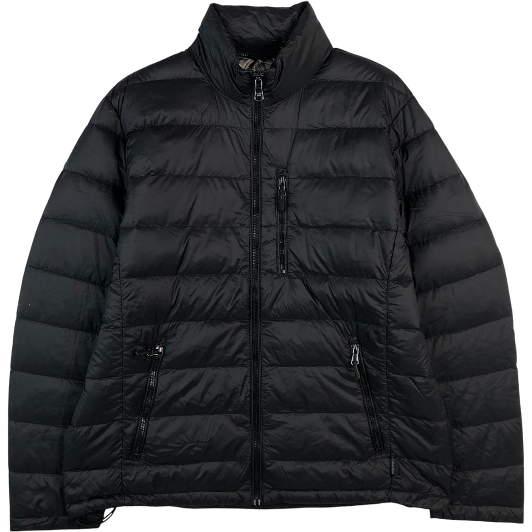 Calvin Klein down jacket, men's size L Nylon black type Vintage Second Hand