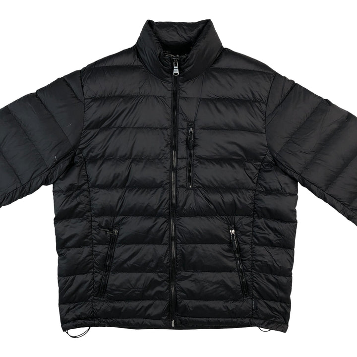 Calvin Klein down jacket, men's size L Nylon black type Vintage Second Hand