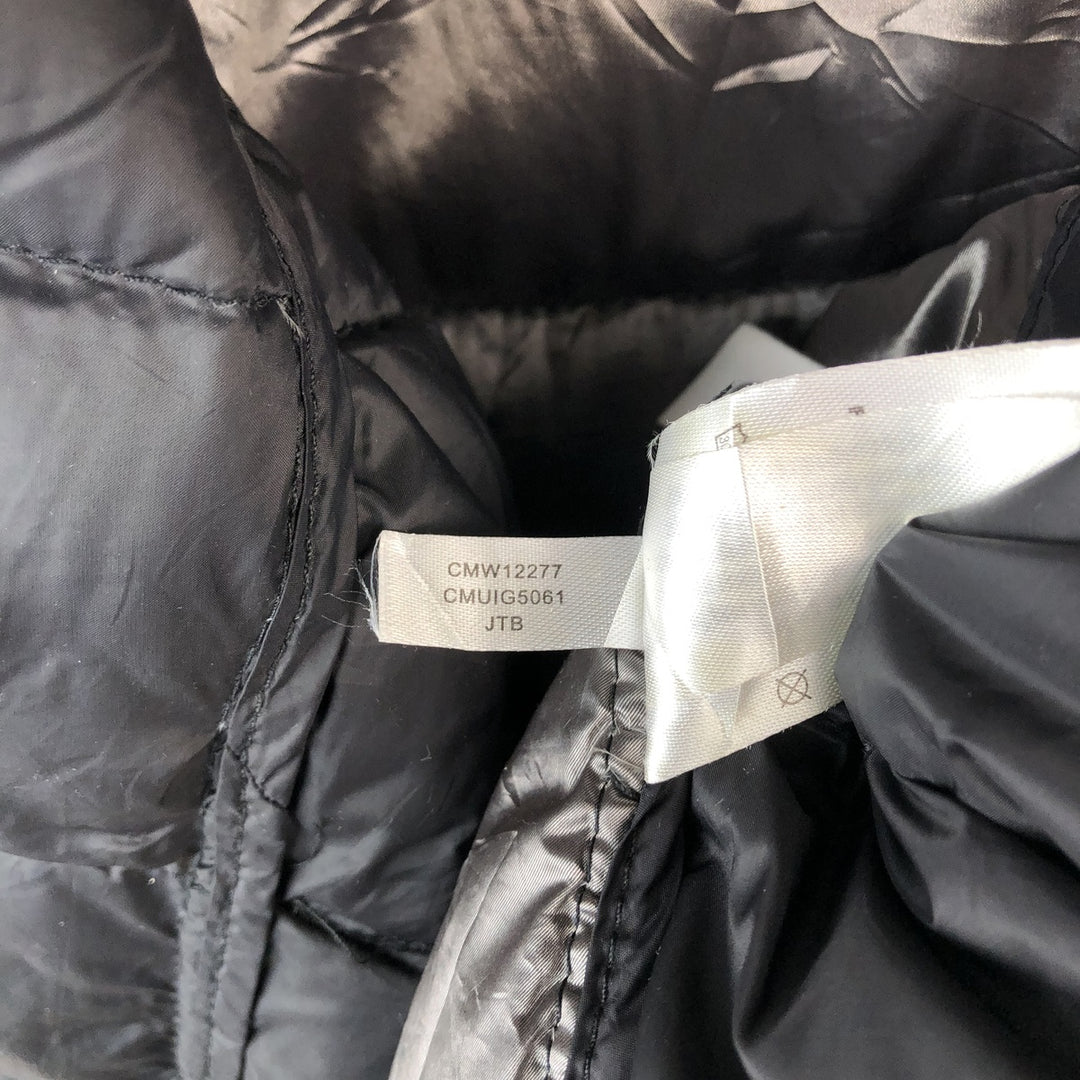 Calvin Klein down jacket, men's size L Nylon black type Vintage Second Hand