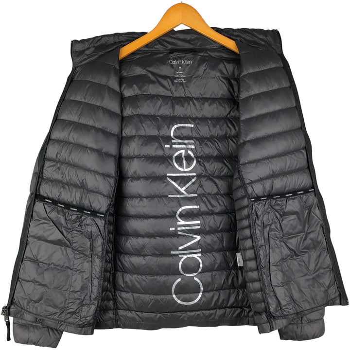 Calvin Klein down jacket, men's size M Nylon gray type Vintage Second Hand
