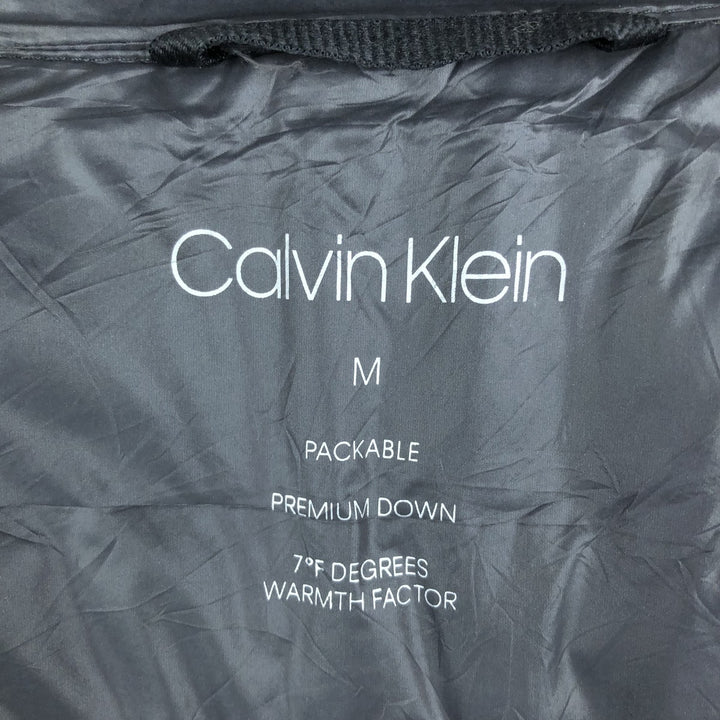 Calvin Klein down jacket, men's size M Nylon gray type Vintage Second Hand