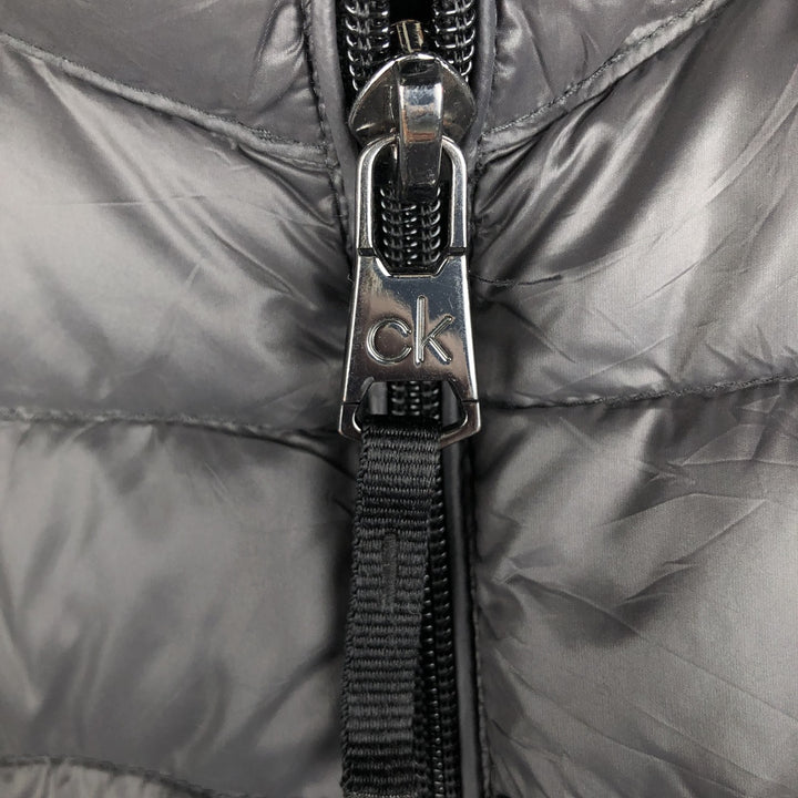 Calvin Klein down jacket, men's size M Nylon gray type Vintage Second Hand