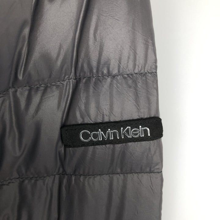 Calvin Klein down jacket, men's size M Nylon gray type Vintage Second Hand