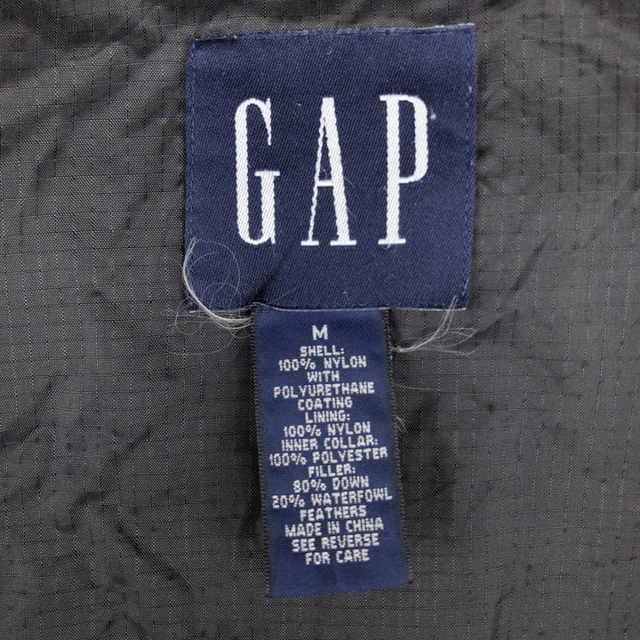 90'S GAP Old Gap Down Jacket, Men's Size M, Vintage Polyurethane Coated Nylon navy blue type Vintage Second Hand