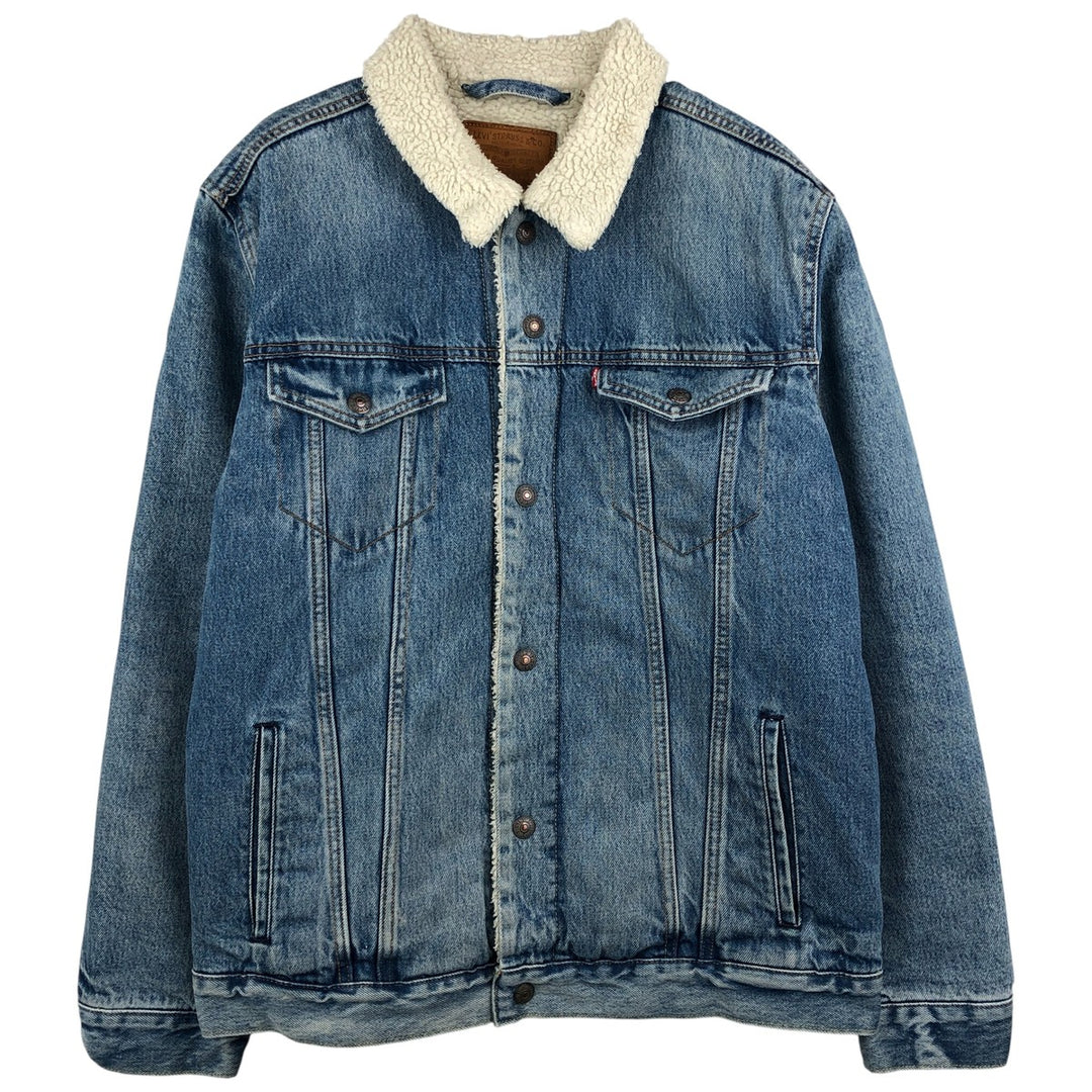Levi's Premium Padded Denim Jacket, Men's Size XL cotton blue type Vintage Second Hand