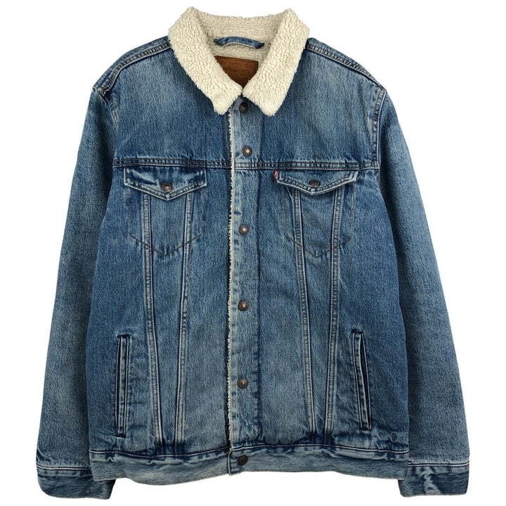 Levi's Premium Padded Denim Jacket, Men's Size XL cotton blue type Vintage Second Hand