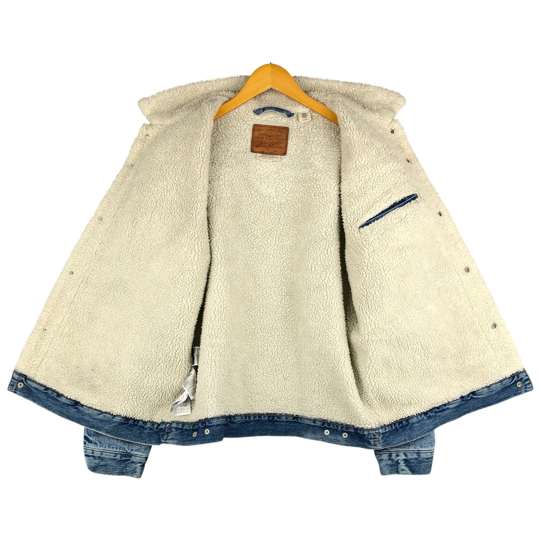 Levi's Premium Padded Denim Jacket, Men's Size XL cotton blue type Vintage Second Hand