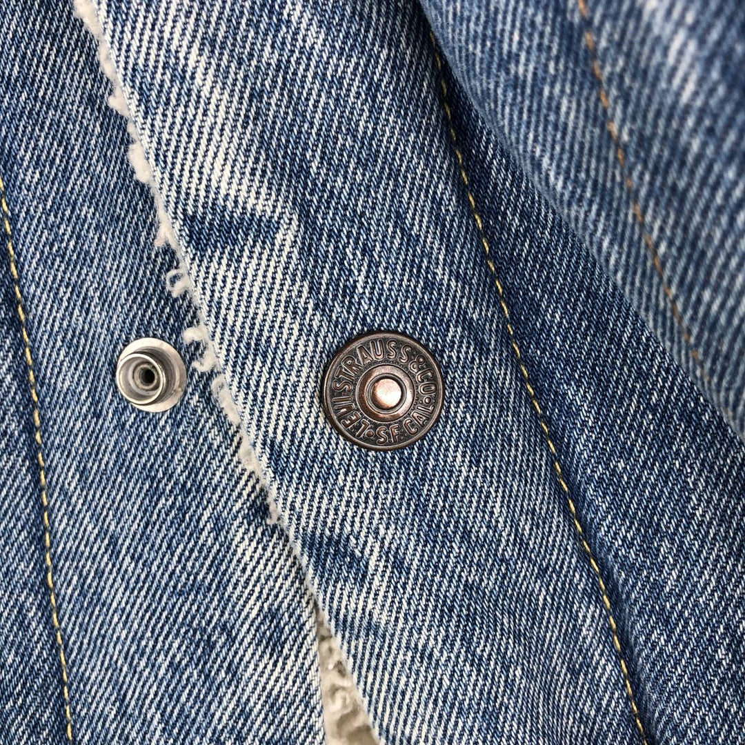 Levi's Premium Padded Denim Jacket, Men's Size XL cotton blue type Vintage Second Hand