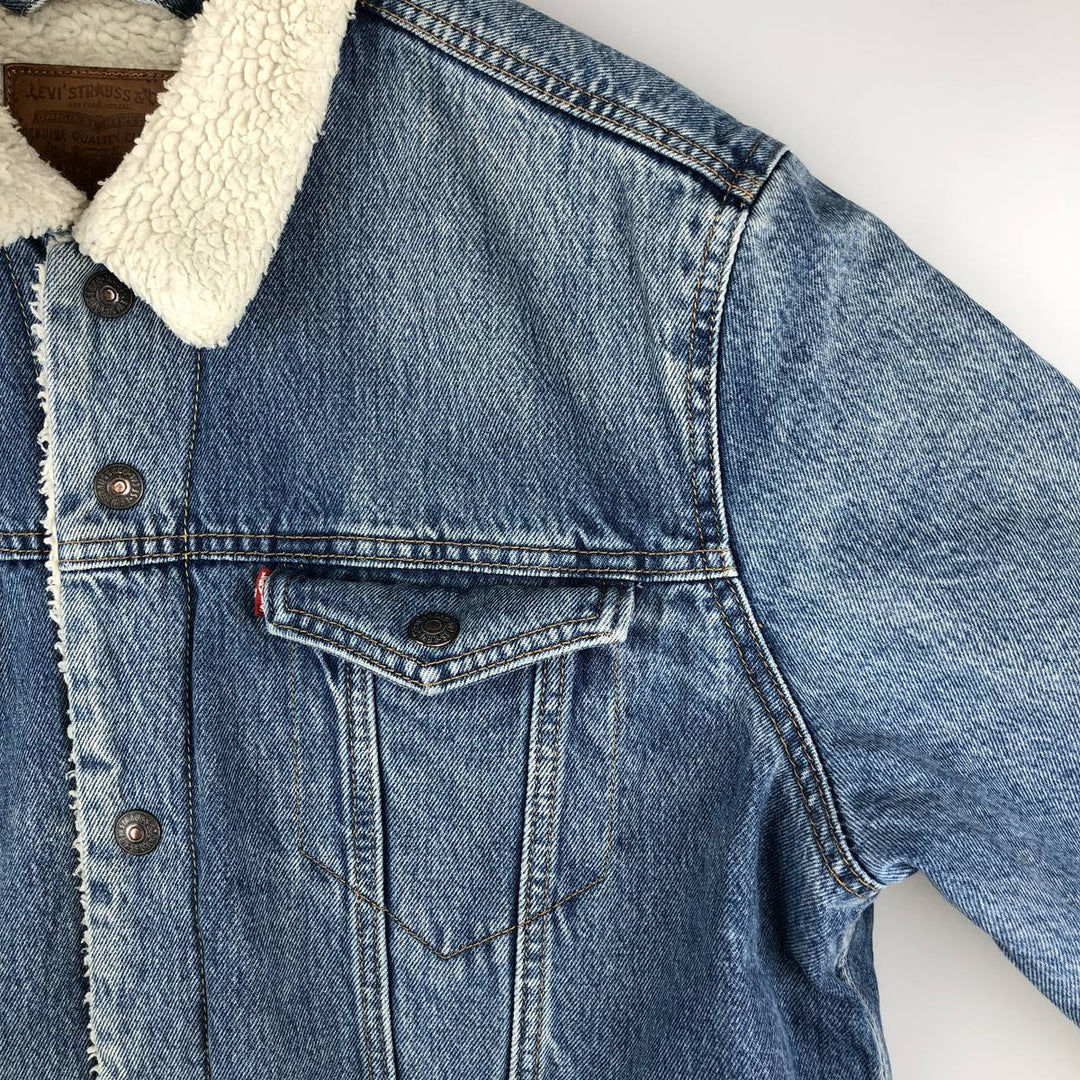 Levi's Premium Padded Denim Jacket, Men's Size XL cotton blue type Vintage Second Hand