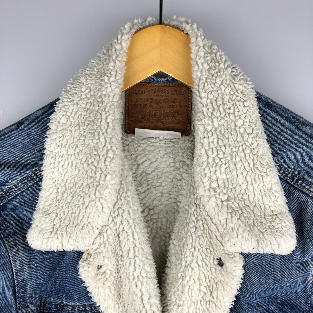 Levi's Premium Padded Denim Jacket, Men's Size XL cotton blue type Vintage Second Hand