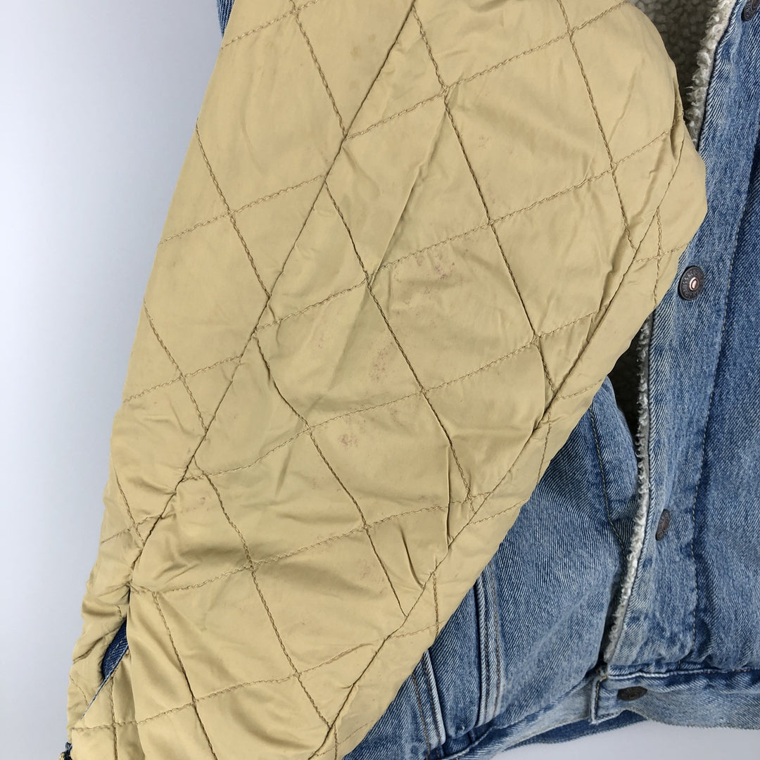 Levi's Premium Padded Denim Jacket, Men's Size XL cotton blue type Vintage Second Hand