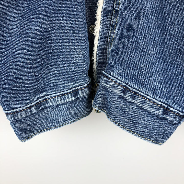 Levi's padded denim jacket, size L, men's cotton blue type Vintage Second Hand