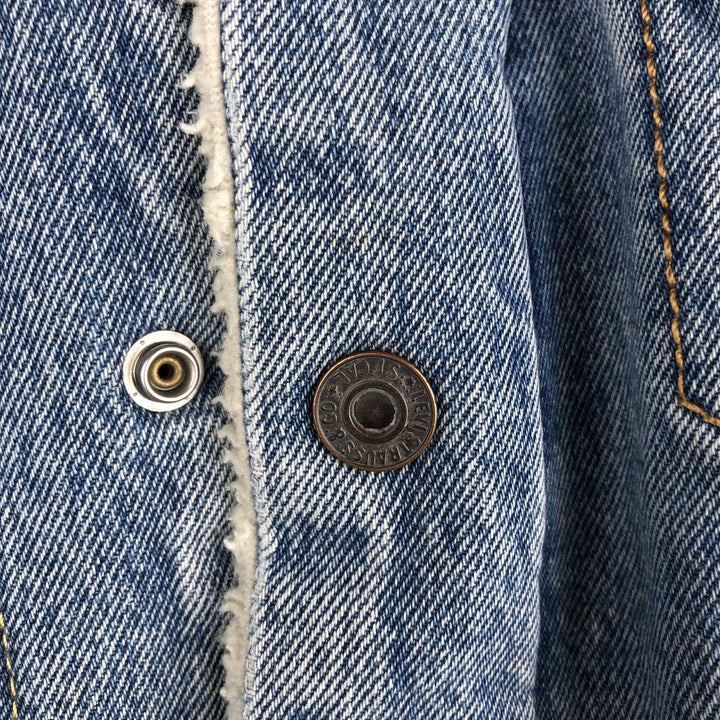Levi's padded denim jacket, size L, men's cotton blue type Vintage Second Hand