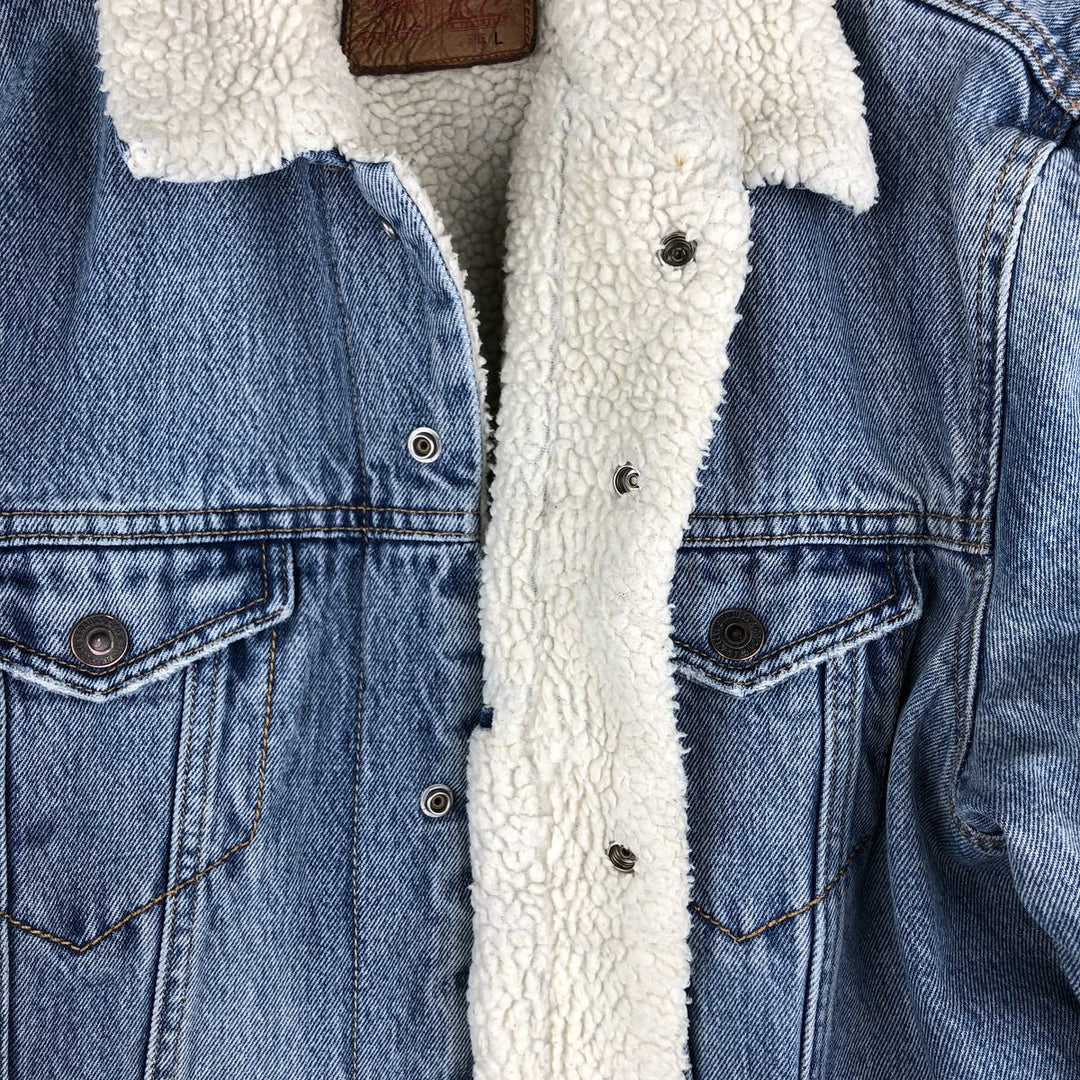 Levi's padded denim jacket, size L, men's cotton blue type Vintage Second Hand