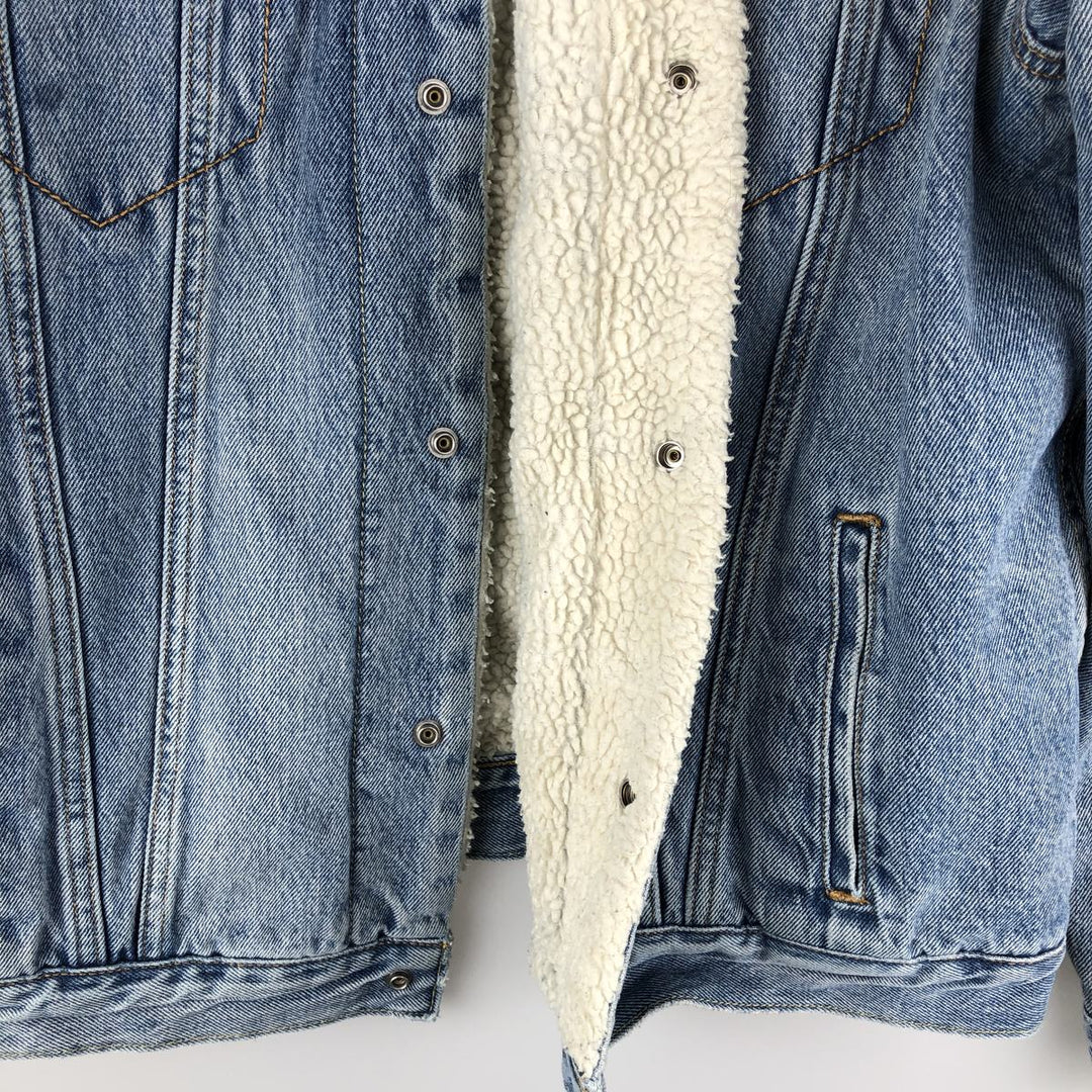 Levi's padded denim jacket, size L, men's cotton blue type Vintage Second Hand