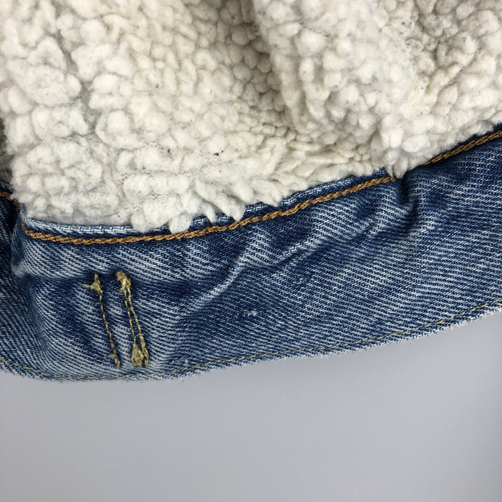 Levi's padded denim jacket, size L, men's cotton blue type Vintage Second Hand