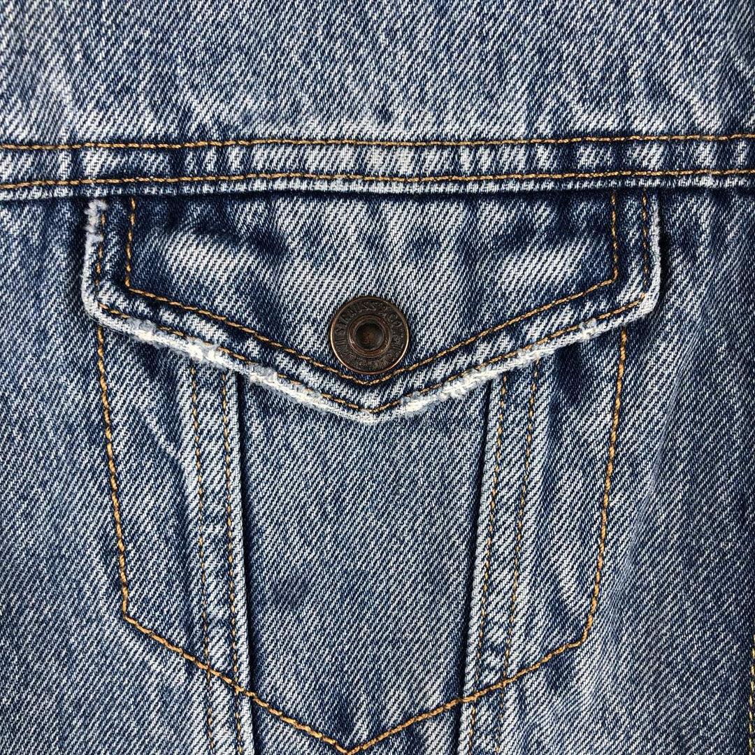 Levi's padded denim jacket, size L, men's cotton blue type Vintage Second Hand