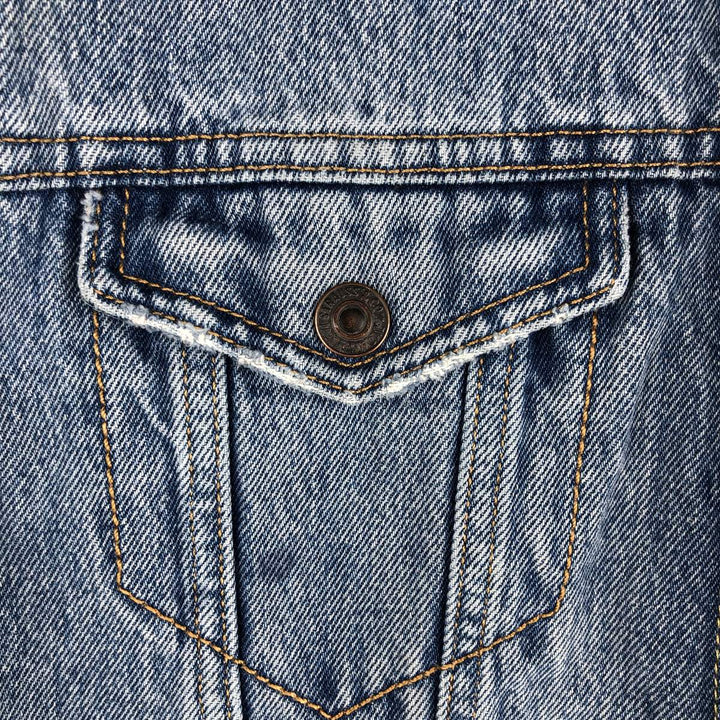 Levi's padded denim jacket, size L, men's cotton blue type Vintage Second Hand