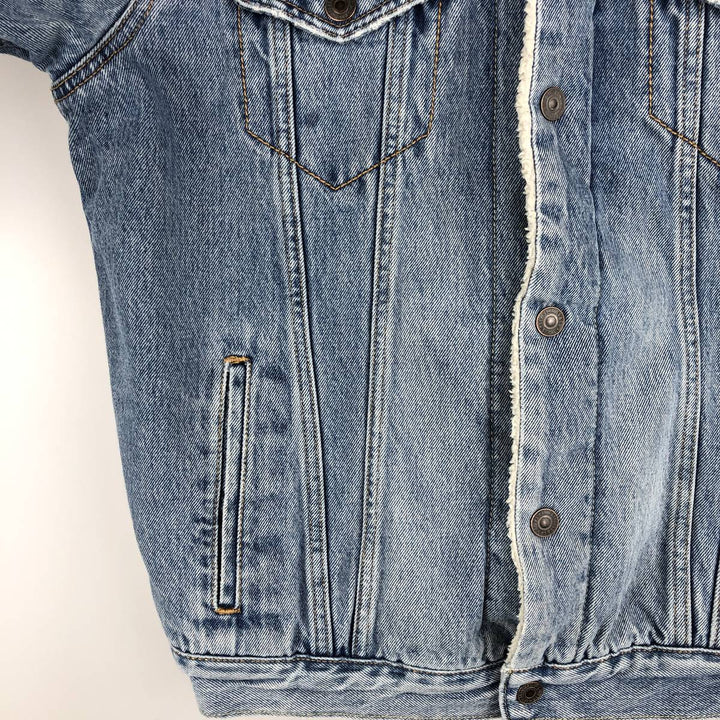 Levi's padded denim jacket, size L, men's cotton blue type Vintage Second Hand