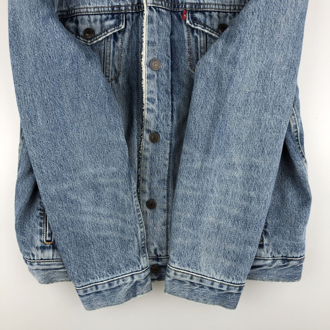 Levi's padded denim jacket, size L, men's cotton blue type Vintage Second Hand