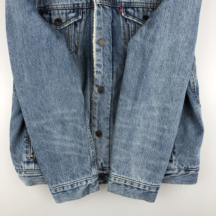 Levi's padded denim jacket, size L, men's cotton blue type Vintage Second Hand