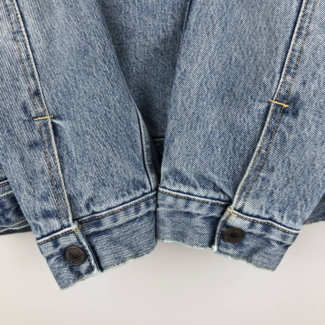 Levi's padded denim jacket, size L, men's cotton blue type Vintage Second Hand