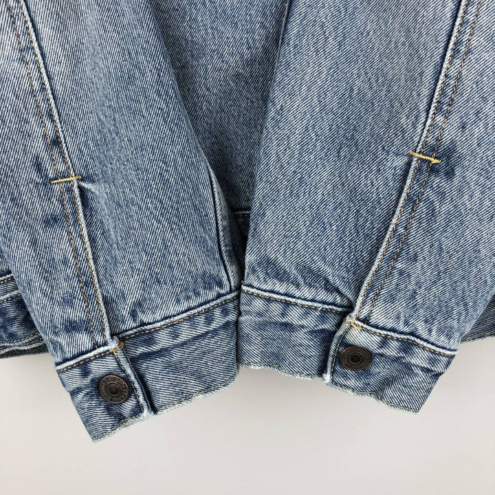 Levi's padded denim jacket, size L, men's cotton blue type Vintage Second Hand