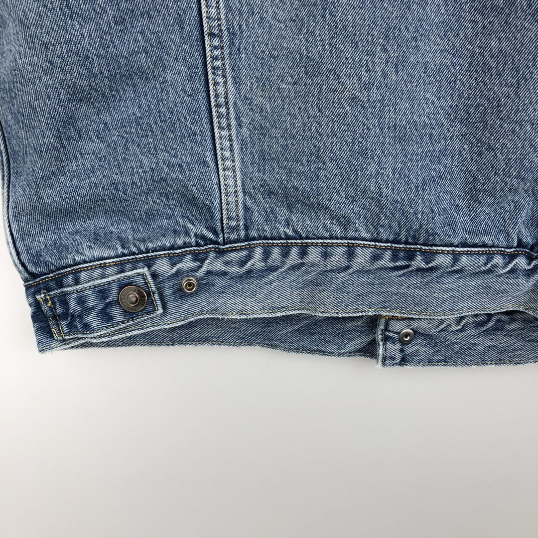 Levi's padded denim jacket, size L, men's cotton blue type Vintage Second Hand