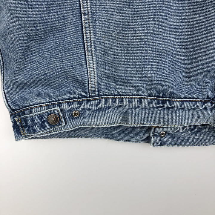 Levi's padded denim jacket, size L, men's cotton blue type Vintage Second Hand
