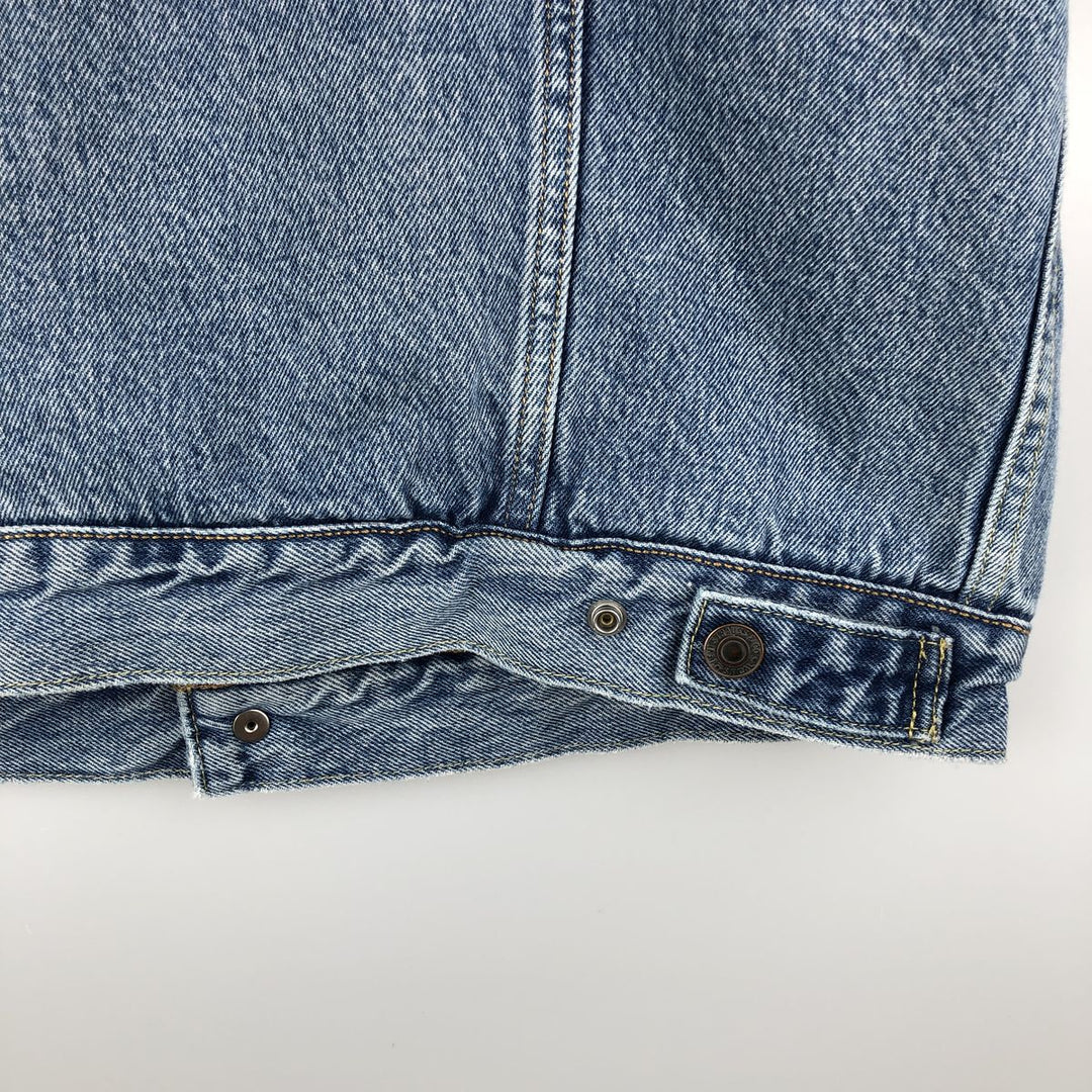 Levi's padded denim jacket, size L, men's cotton blue type Vintage Second Hand