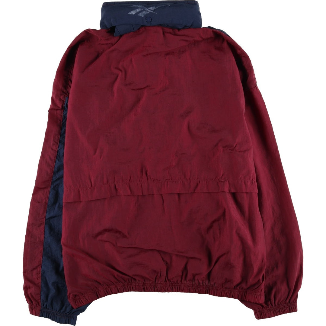90'S Reebok nylon jacket, men's size L, vintage Nylon burgundy type Vintage Second Hand