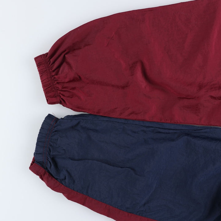 90'S Reebok nylon jacket, men's size L, vintage Nylon burgundy type Vintage Second Hand