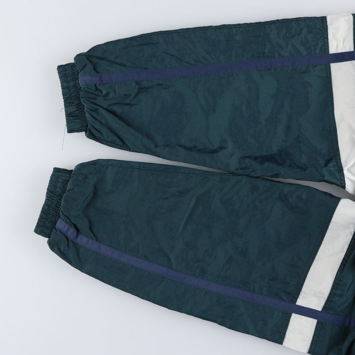90'S Reebok Back Logo Windbreaker, Men's Size L, Vintage unclear Green type dark green Vintage Second Hand