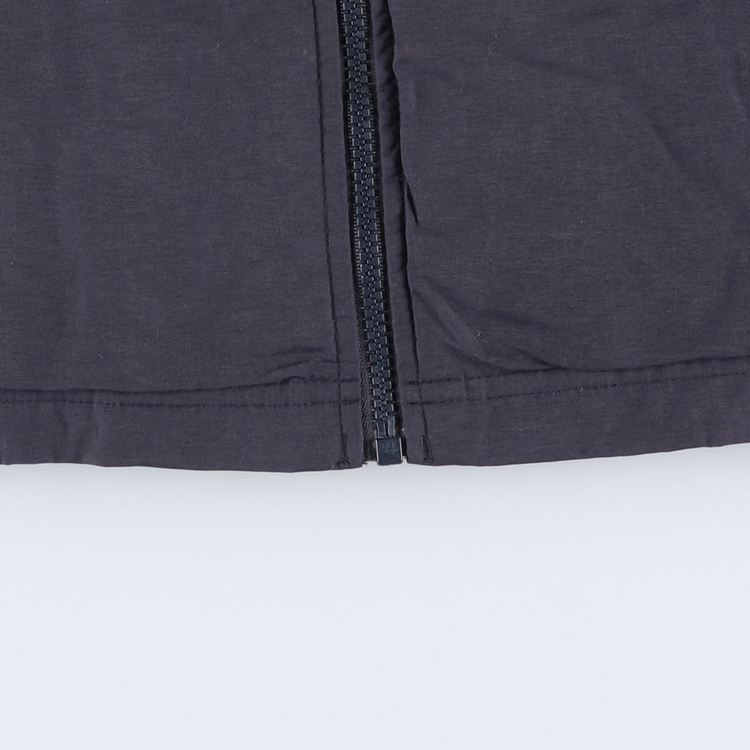 90s-00'S Adidas nylon hoodie, men's size L Nylon navy blue type Vintage Second Hand