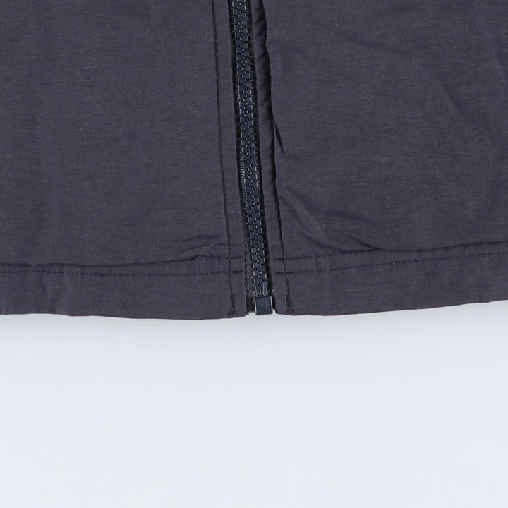 90s-00'S Adidas nylon hoodie, men's size L Nylon navy blue type Vintage Second Hand