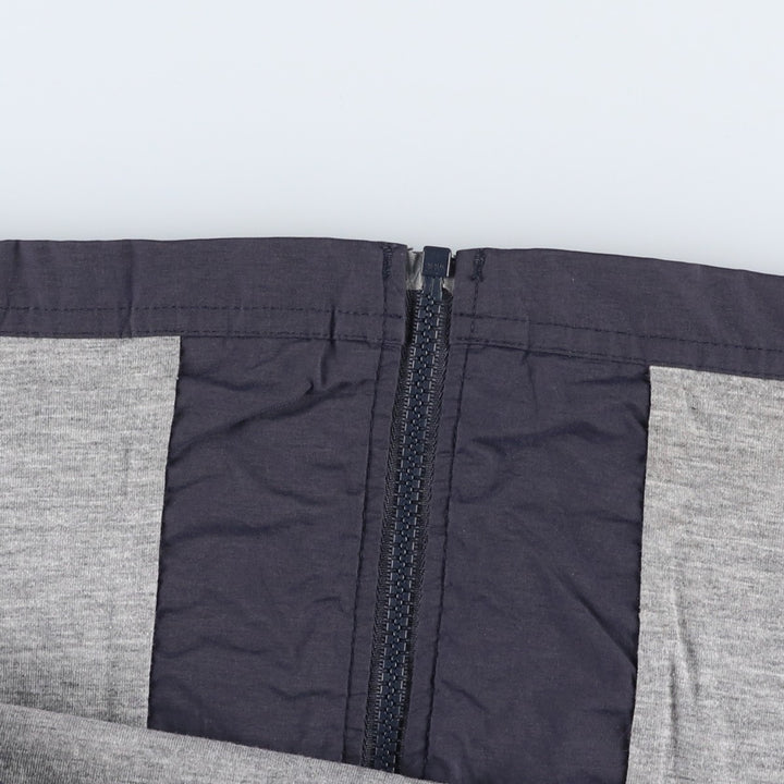 90s-00'S Adidas nylon hoodie, men's size L Nylon navy blue type Vintage Second Hand