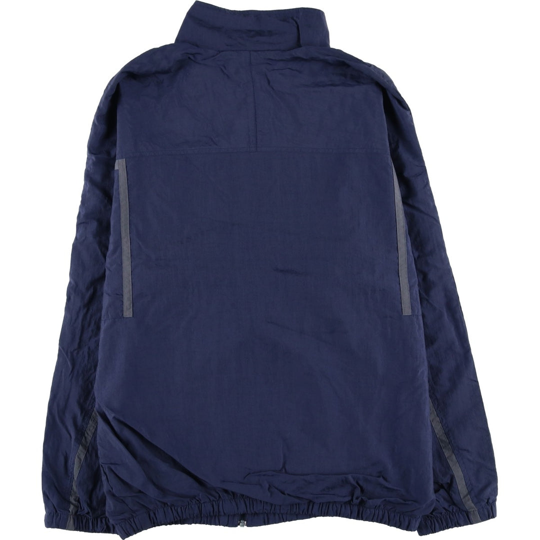 00s~ Reebok nylon jacket, men's size L Nylon navy blue type Vintage Second Hand