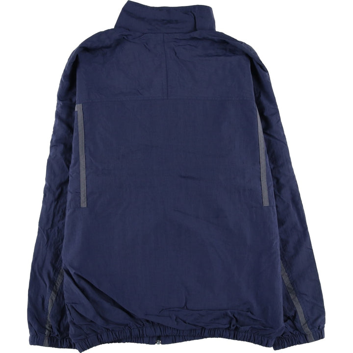 00s~ Reebok nylon jacket, men's size L Nylon navy blue type Vintage Second Hand