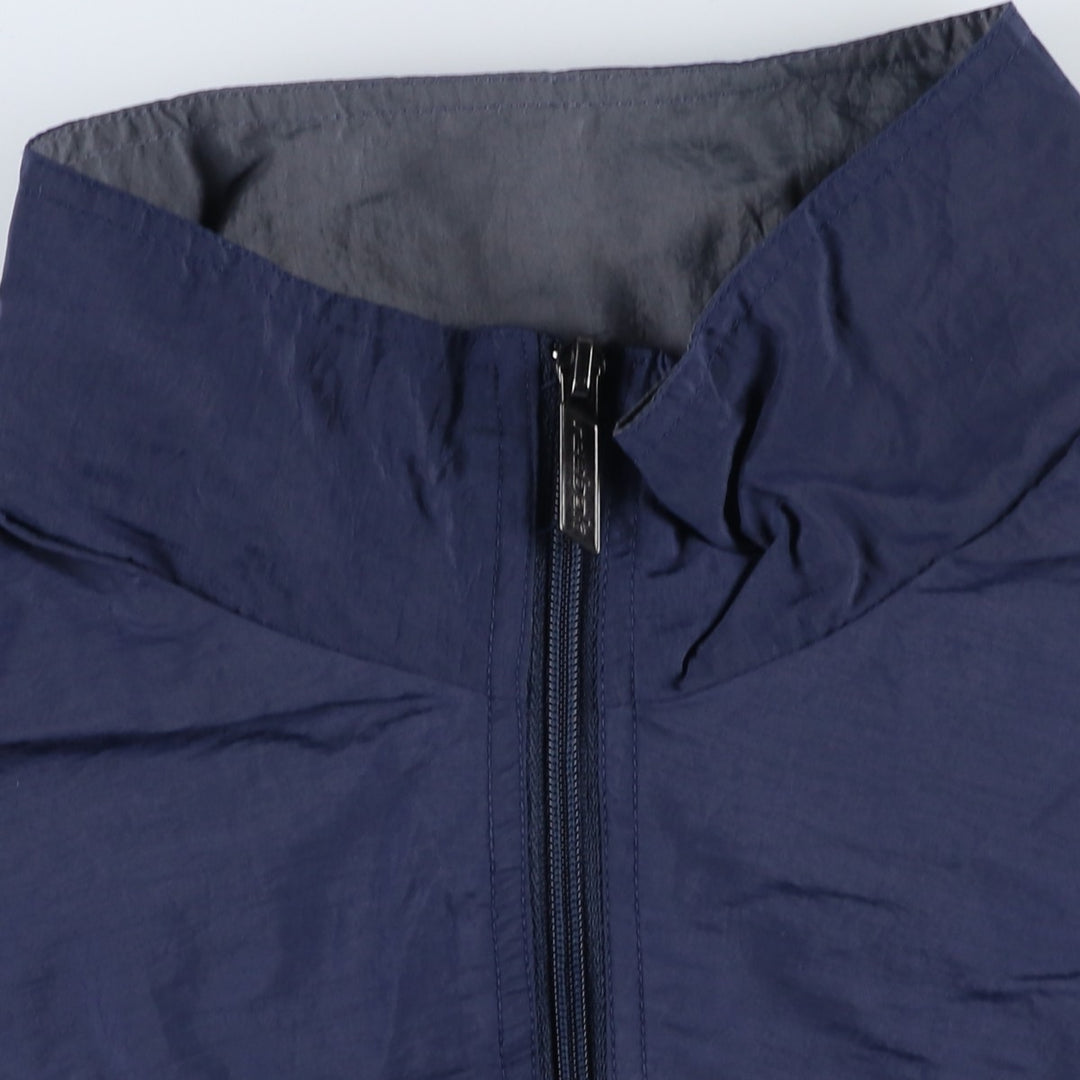 00s~ Reebok nylon jacket, men's size L Nylon navy blue type Vintage Second Hand